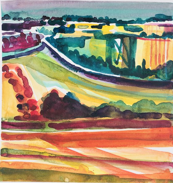 Abstract landscape, Provence