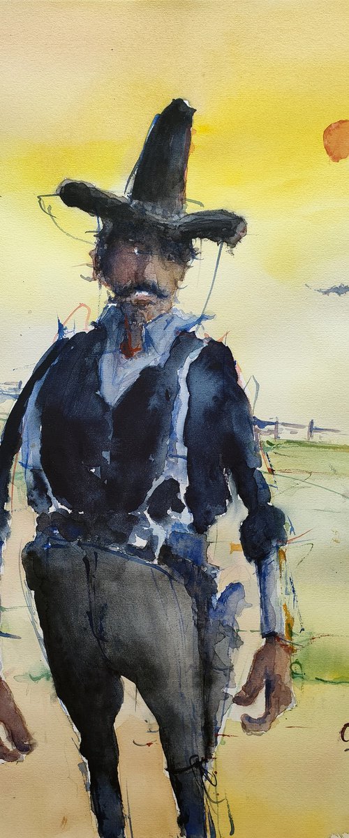 bad cowboy by Oscar Alvarez Pardo