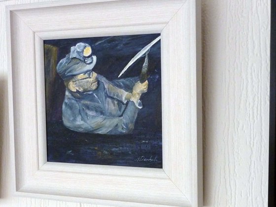 Miner at the Coalface - FREE FRAME