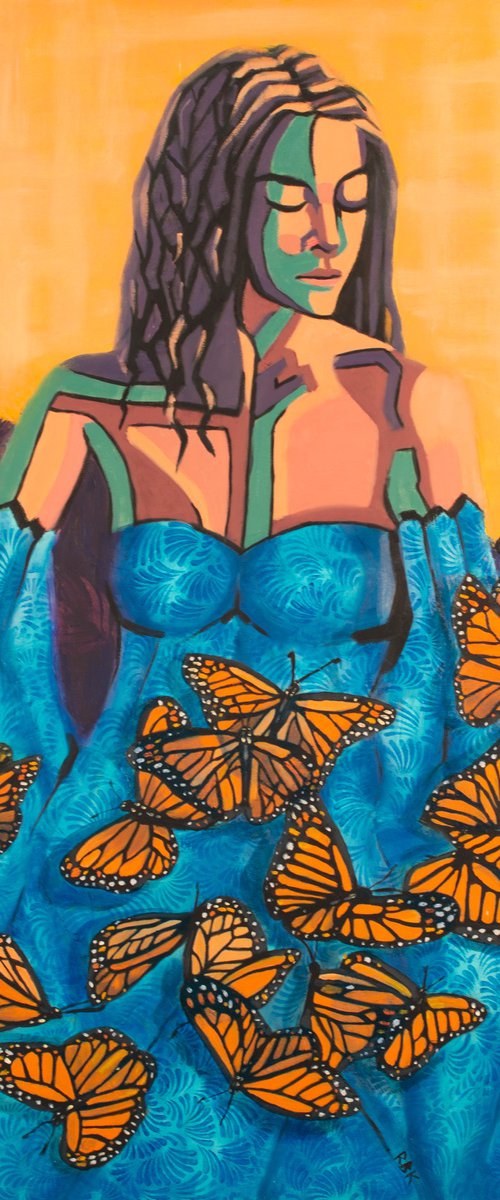Monarch butterfly by Rebeca Fuchs