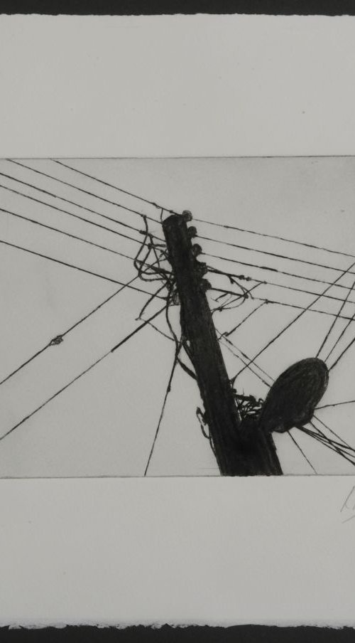 Telegraph Pole 2 by Richard Kaye