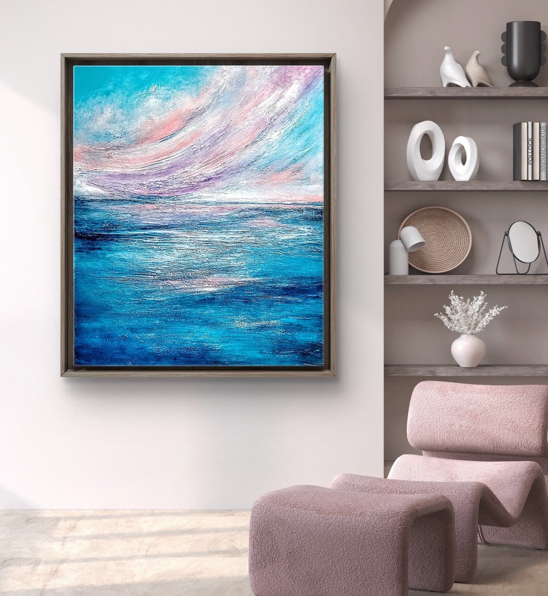 Dreamy Ocean By Alexandra Petropoulou, 39 X 47, Artwork For Sale On Artfinder