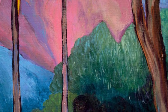 Quiet Landscape with Palms
