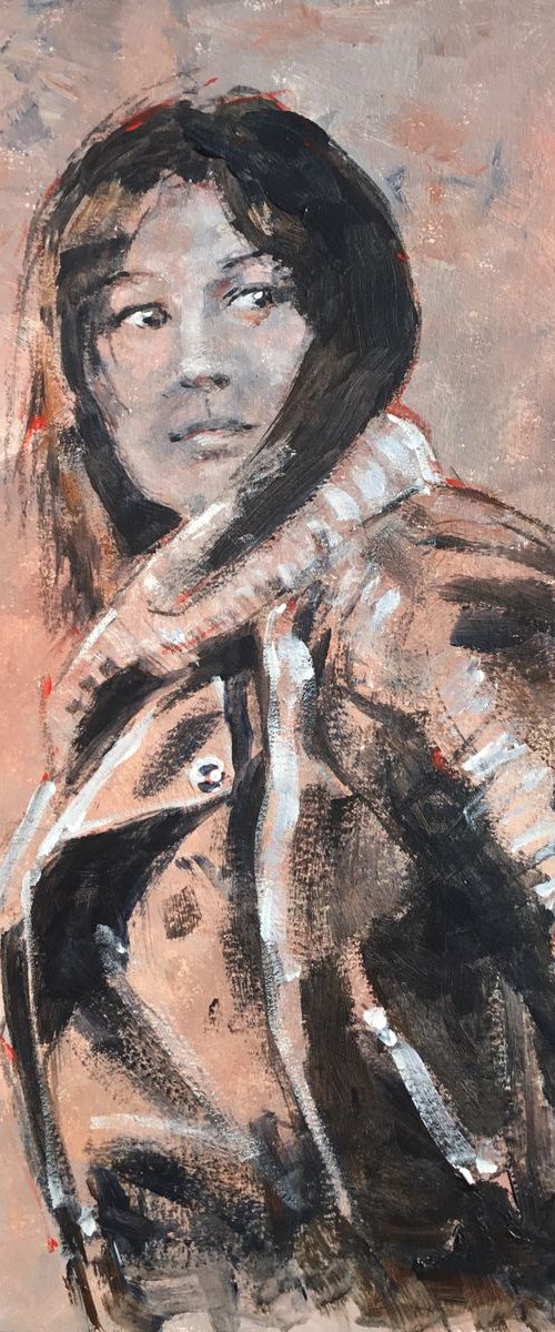 Girl with Jacket by Dominique Dève