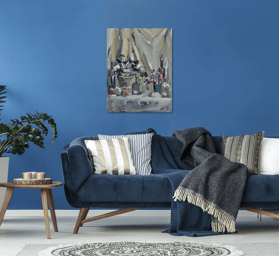 Silver Table, Crimson Fruit