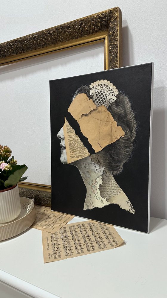 Fragmented Queen Victorian Memory Portrait
