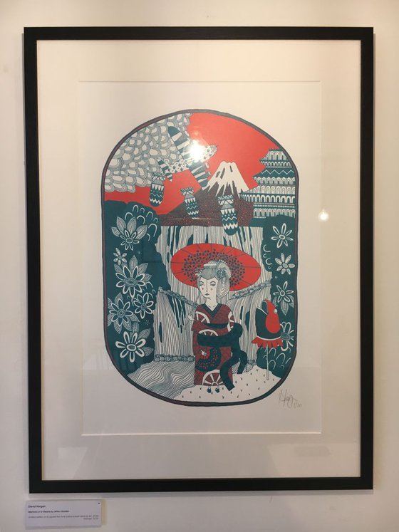Memoirs Of A Geisha - Limited Edition of 30 Signed Two Colour Screen Print