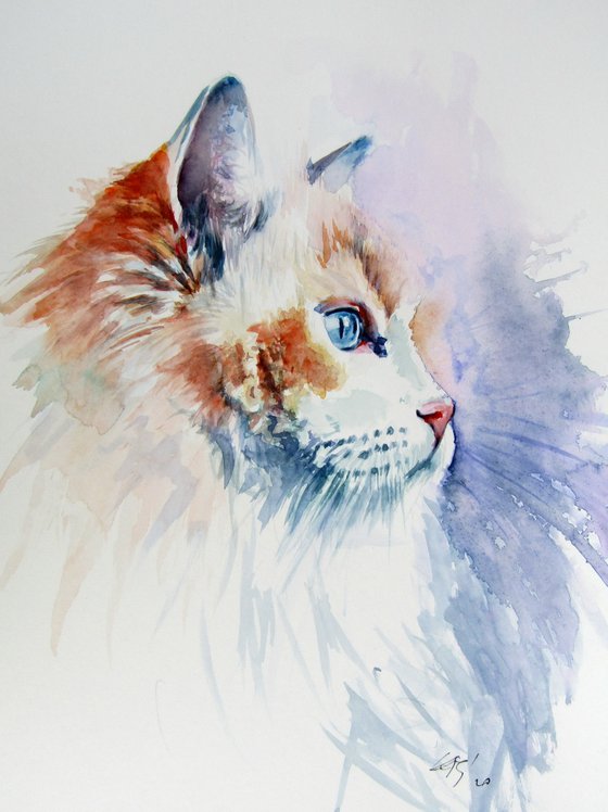 Cat portrait III