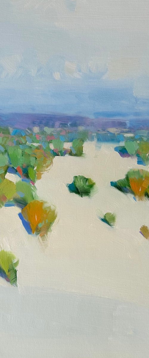 Desert Breeze, Original oil painting, Handmade artwork, One of a kind by Vahe Yeremyan