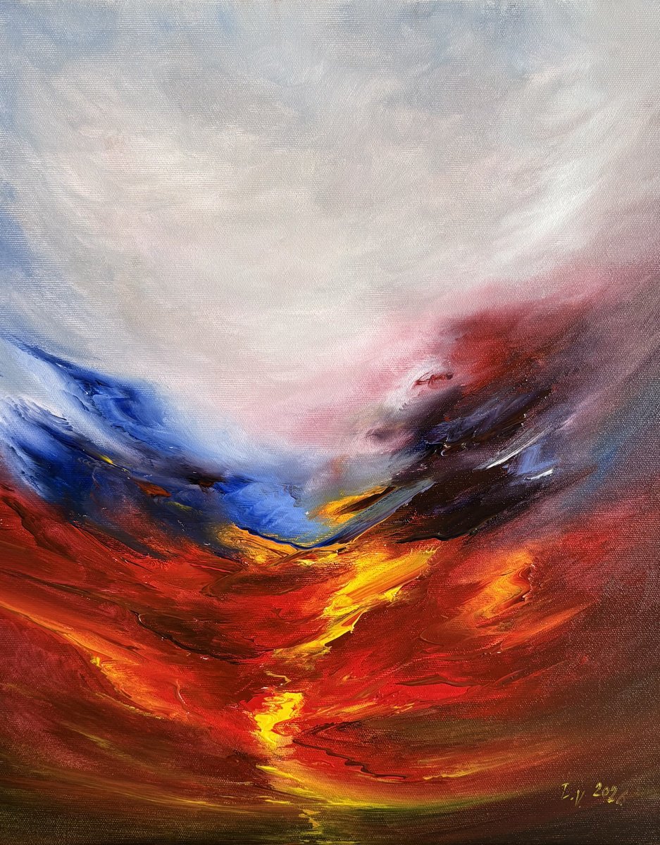  Wings Of Distant Horizon By Timea Valsami, 16 X 20, Artwork For Sale On Artfinder