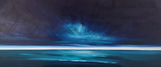 Essence of Teal - seascape, emotional, panoramic