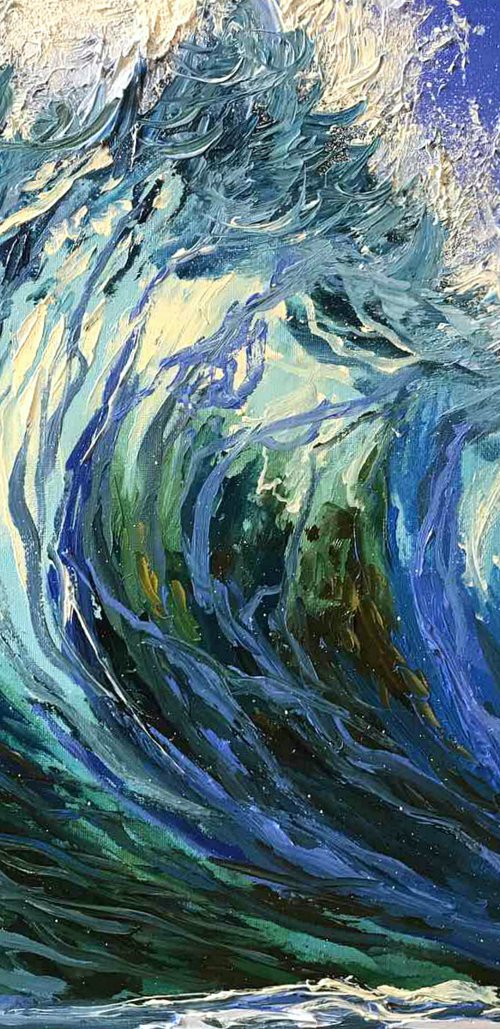 Crystal wave by Elena Adele Dmitrenko