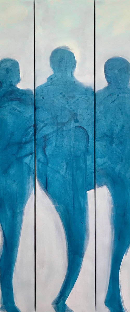 Post Scriptum 407. Triptych by Romuald Mulk Musiolik
