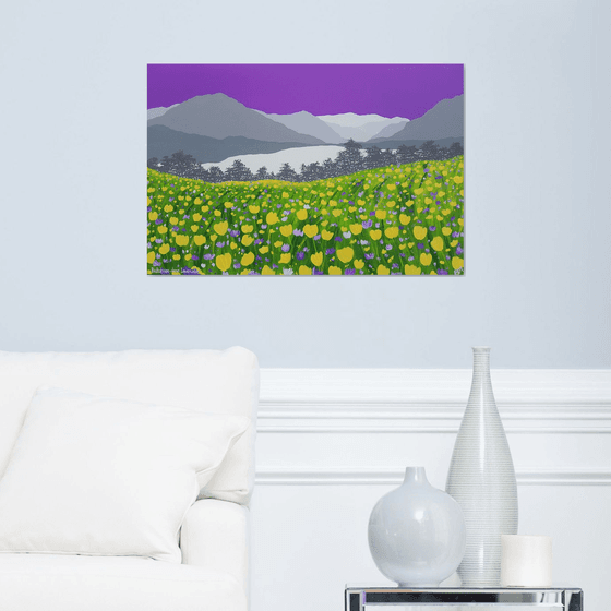 Buttercups above Loweswater, Lake District