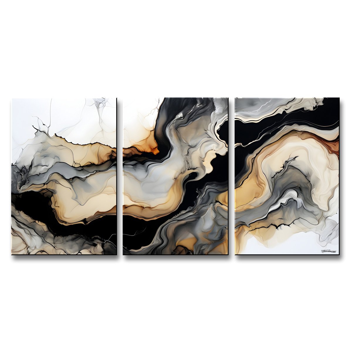 Organic Abstract Giclee Print By Eloise Holbrook, 72 X 36, Nostalgia - Abstract Painting, Original Artwork