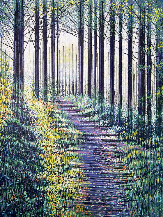 Late Autumn Forest Path