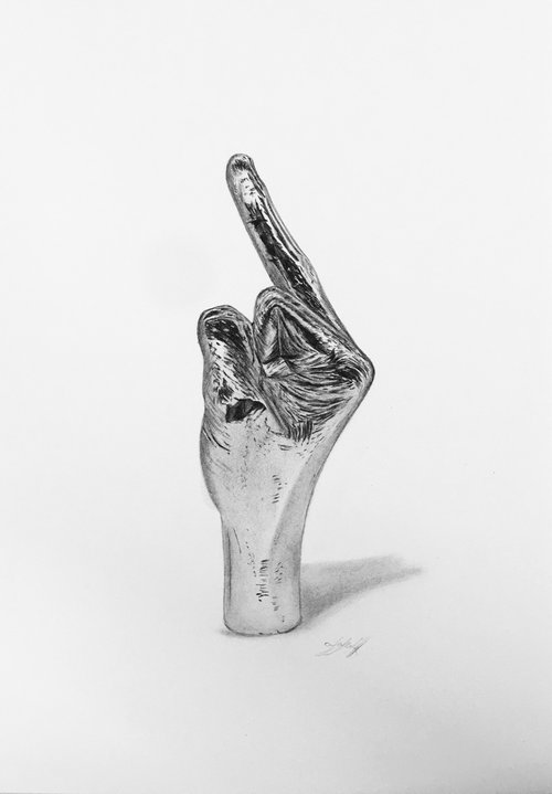 “Middle finger” by Amelia Taylor