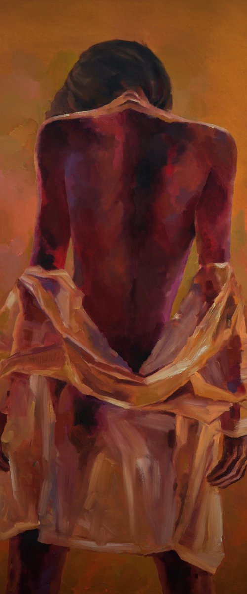 Woman in Orange by Zhanna Kondratenko