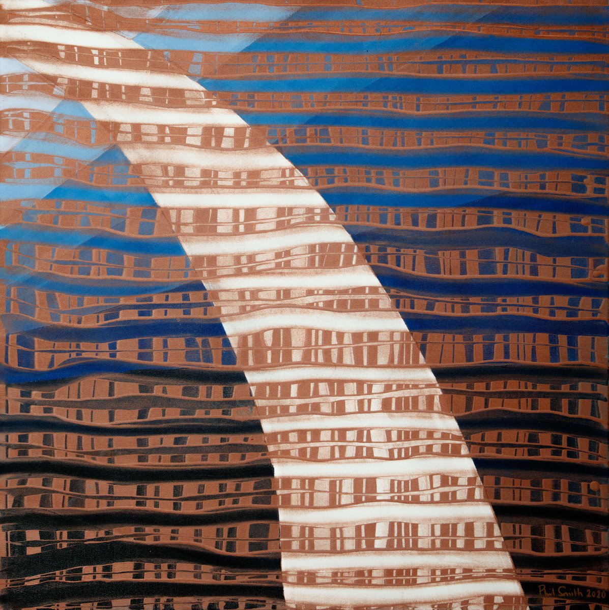 Aftermath By Phil Smith, 26 X 26, Artwork For Sale On Artfinder