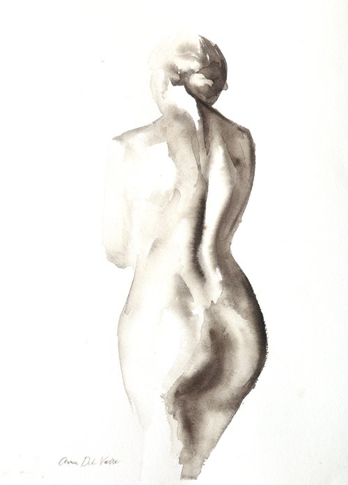 Nude in Sepia III by Aimee Del Valle