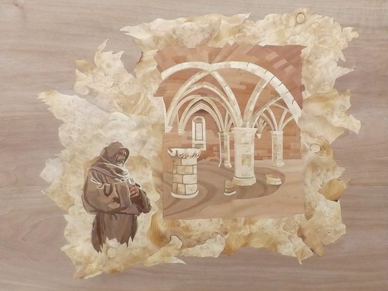 Marquetry work - Parchment