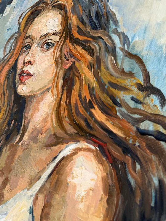 Light Across Her Face