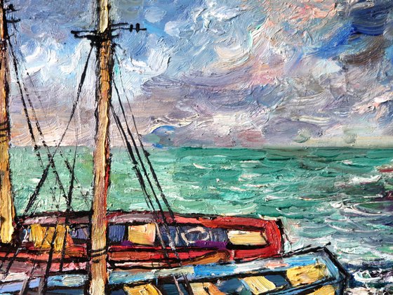 Boats Before the Storm