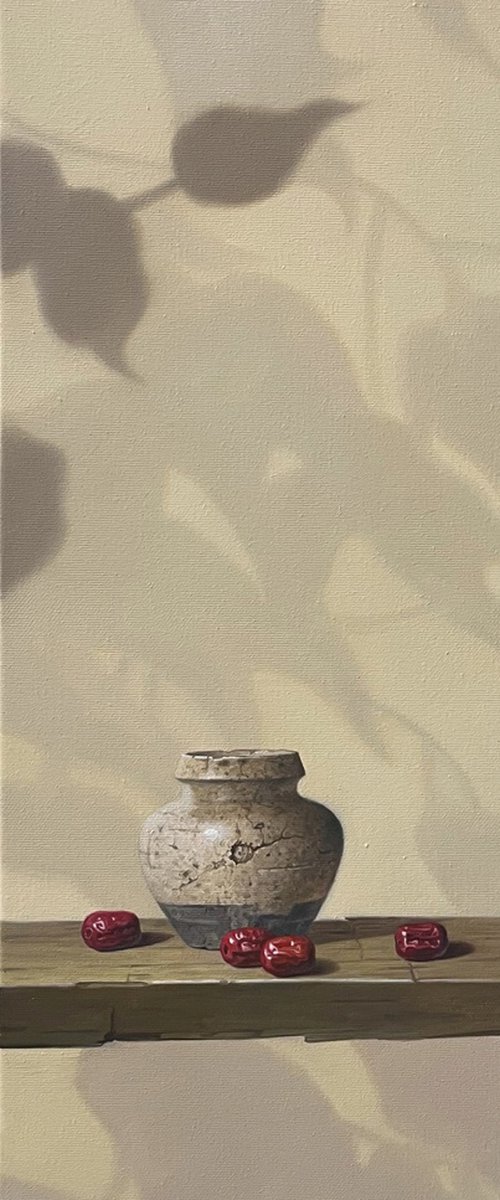 Still life:Zen art c128 by Kunlong Wang