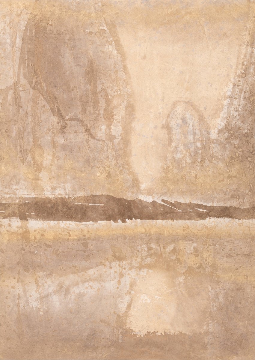 Abstract Acrylic Painting By Rokas Berziunas, 55 X 79", No. 25-63, Original Artwork