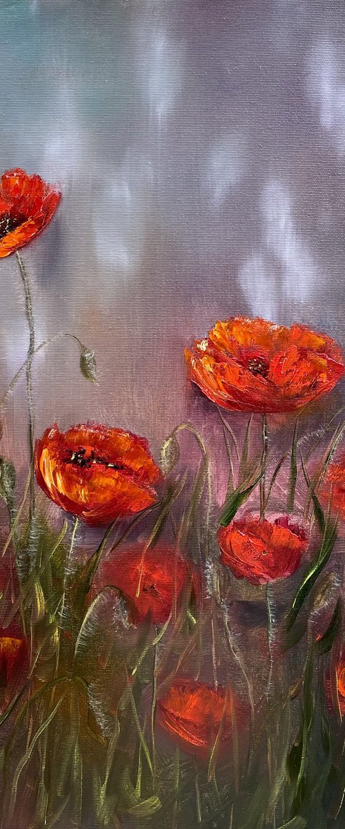 Red poppies for heart and soul by Tanja Frost