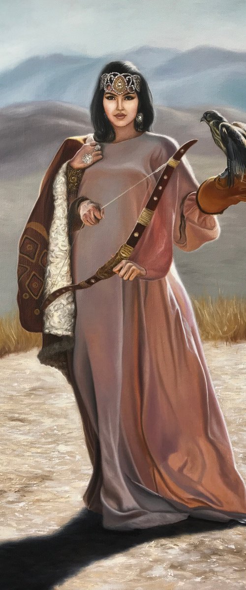 Eastern woman by Kakajan Charyyev