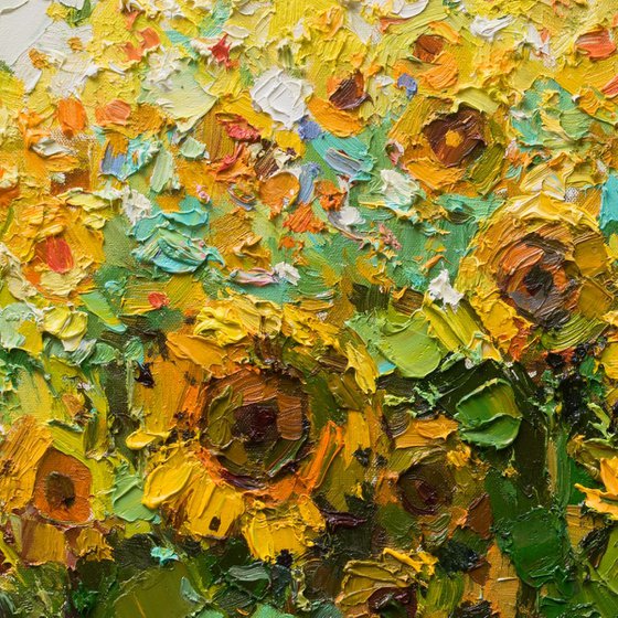 Sunflowers Original Oil painting