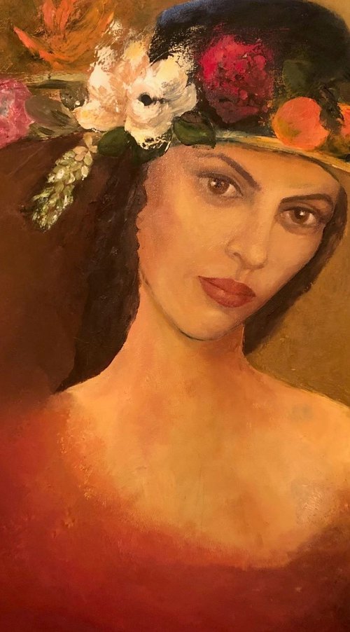 Flower girl by Ludmila Budanov