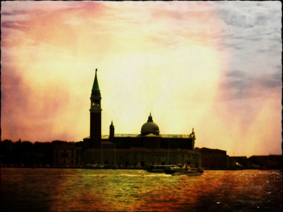 Venice in Italy - 60x80x4cm print on canvas 02442m8 READY to HANG