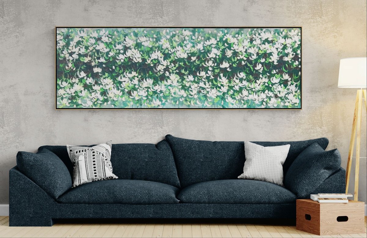 Dreaming Of The French Countryside By Belinda Nadwie, 106 X 35, Artwork For Sale On Artfinder