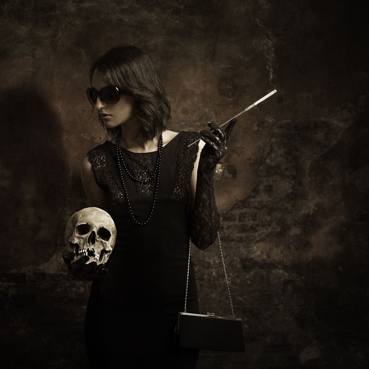 Photorealistic Abstract Photograph By Peter Zelei, 24 X 24", Hamlet Paraphrase Iii., Original Artwork