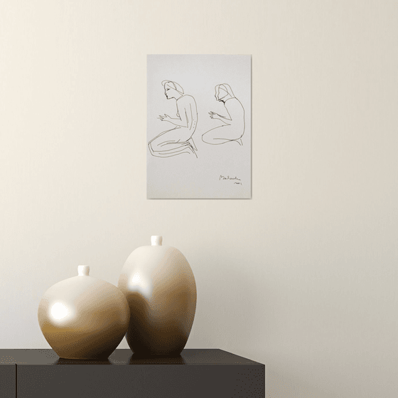 Sketch of a nude