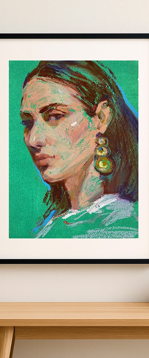 On green by Tetiana Shendryk