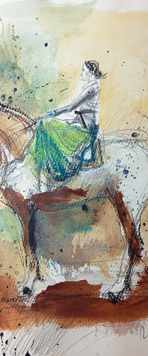 Equestrian portrait by Catalin Ilinca