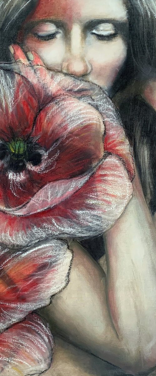 Red Poppies by Maria Romano
