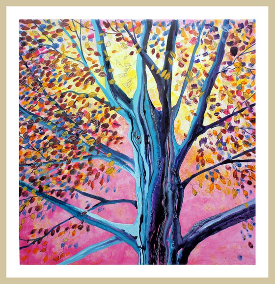 beech tree painting