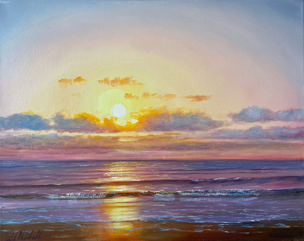 Golden Tide By Paul Narbutt, 20 X 16, Artwork For Sale On Artfinder