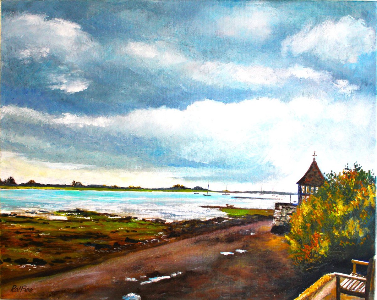 Bosham October rain by Rod Bere