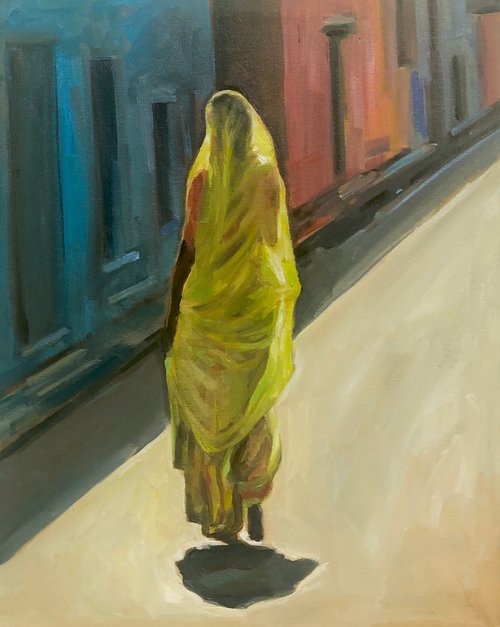 Woman in Green by Arun Prem