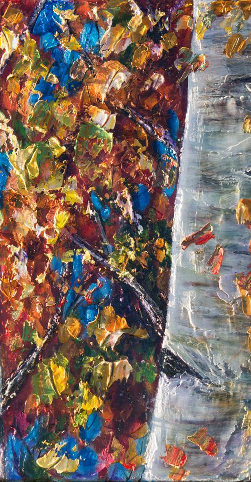 Birch Trees - 2 by OLena Art - brand by Lena Owens at OLena Art