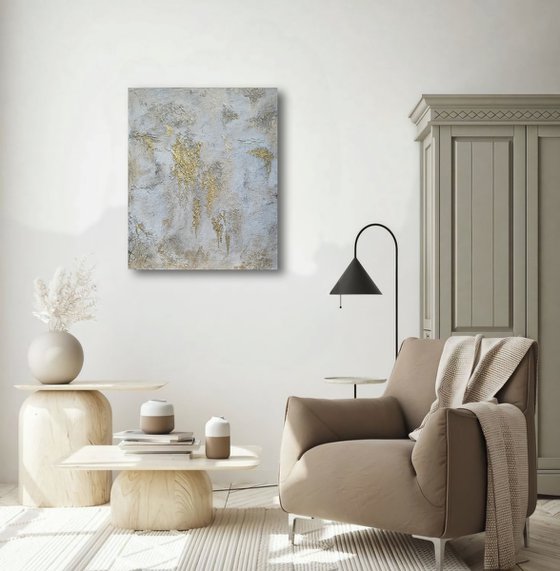 Abstract Gold Painting