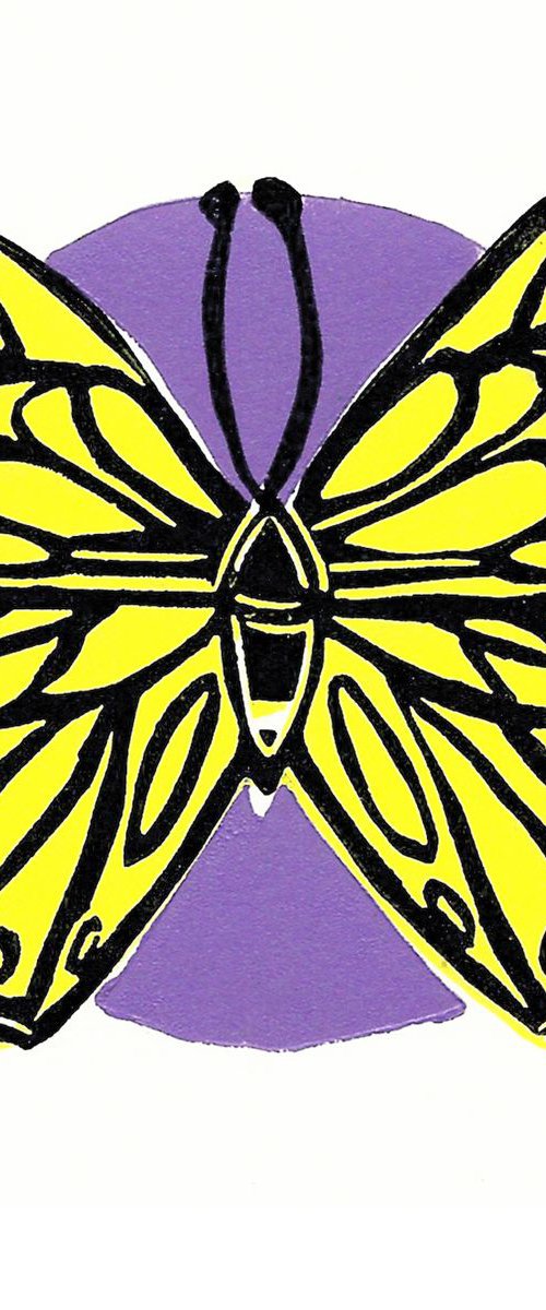 Yellow Butterfly by Kirstie Dedman