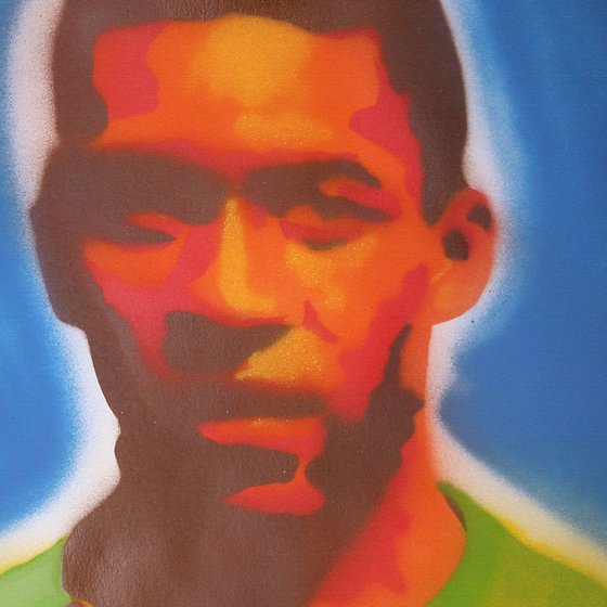 Pelé (on box canvas).