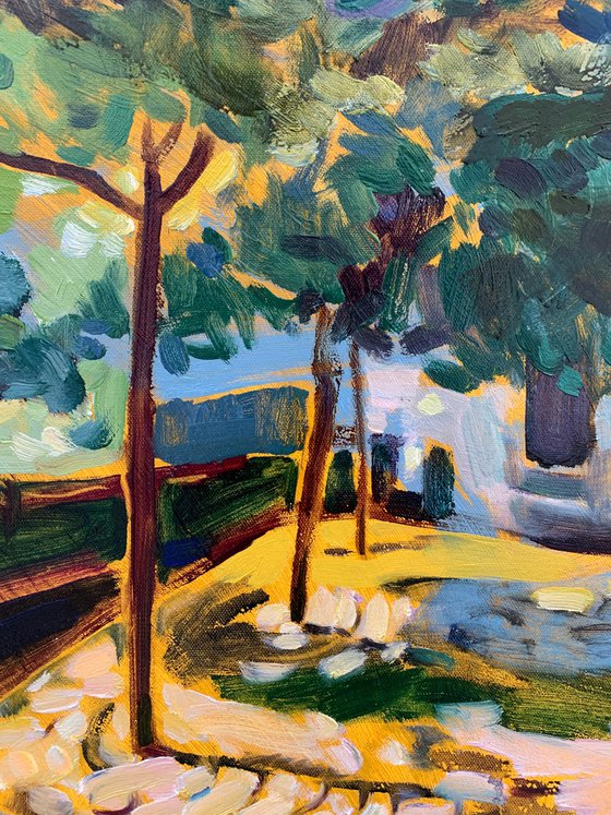 Sunlit Courtyard