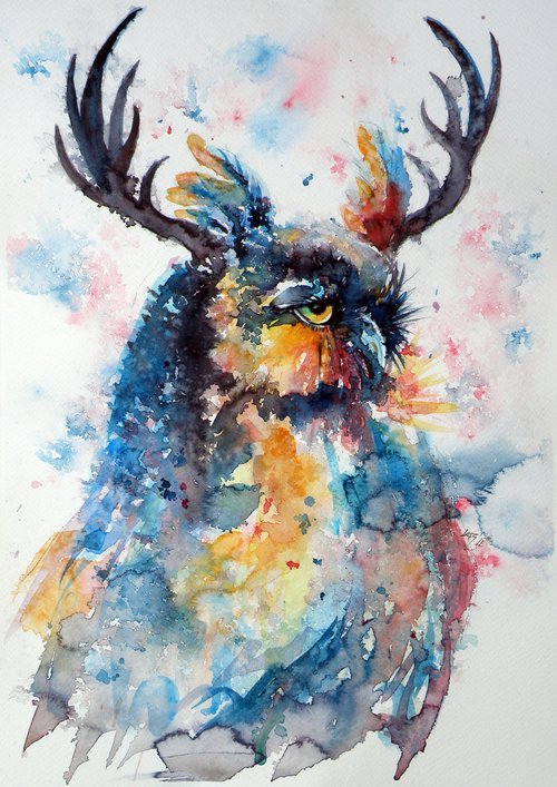 Owl II by Kovács Anna Brigitta